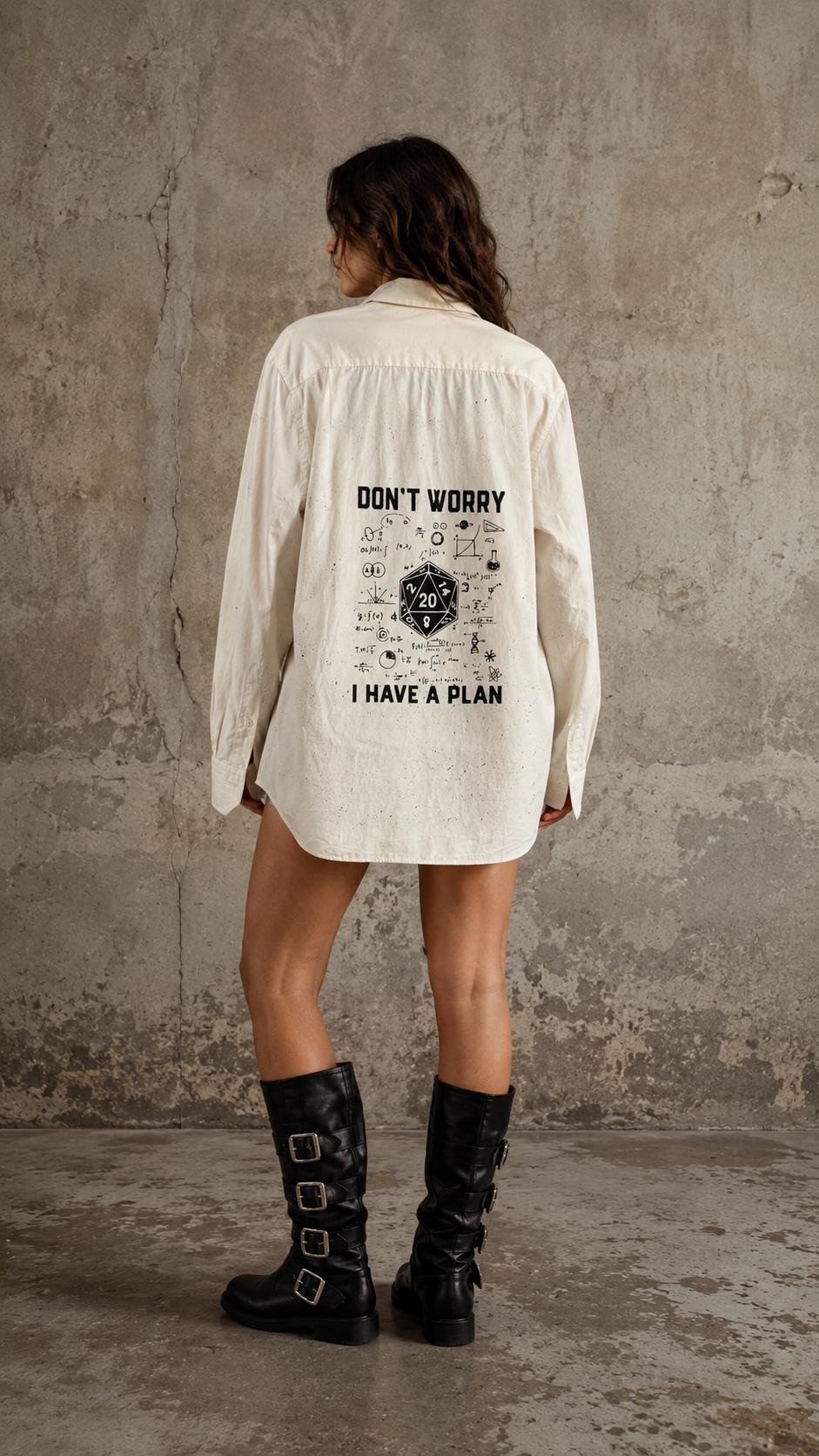 Camicia ‘Don’t worry I have a plan’