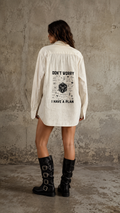 Camicia ‘Don’t worry I have a plan’
