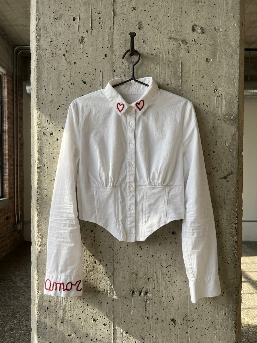 Camicia ‘amor’ reworked