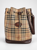 Borsa a secchiello vintage check  Burberrys