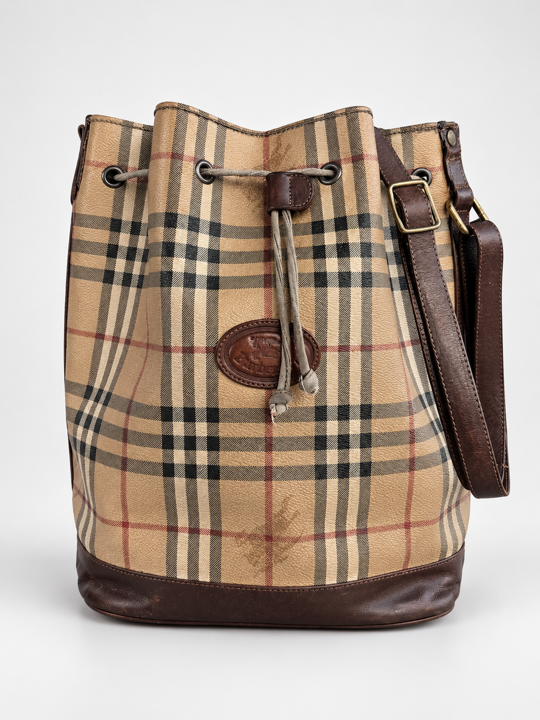 Borsa a secchiello vintage check  Burberrys
