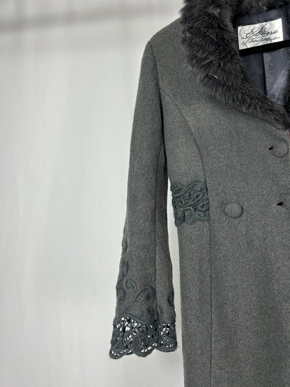 Cappotto macramè tg.XS