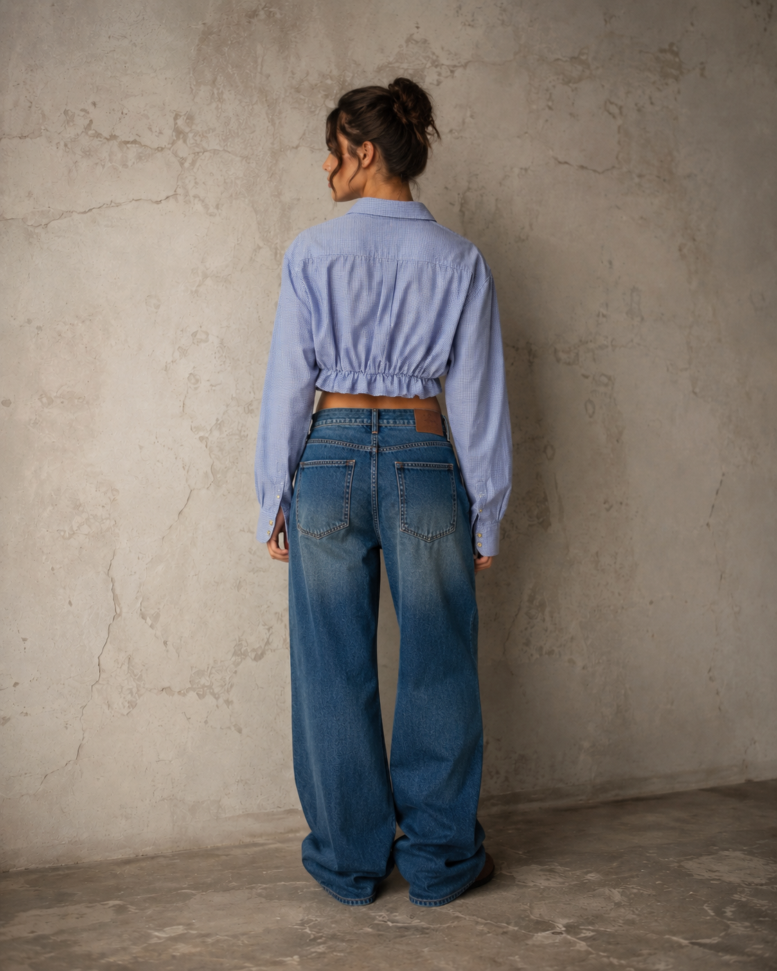 Camicia Vichy Fred Perry rouge reworked