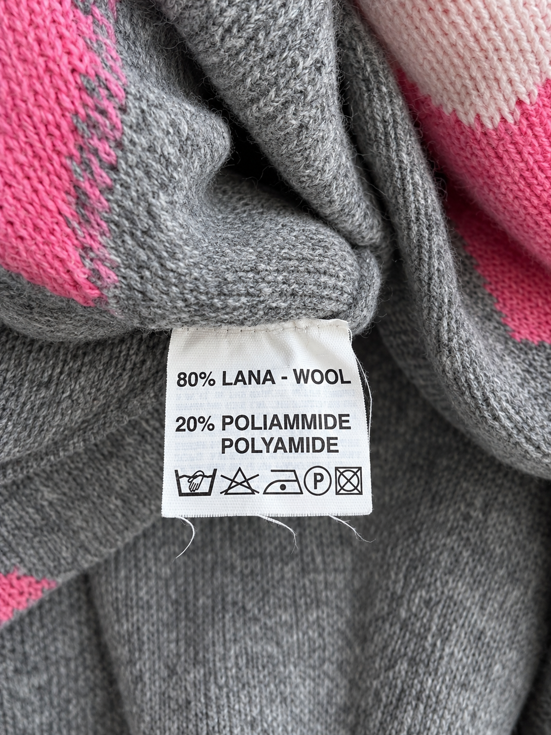 Maglione Vintage Argyle in Lana