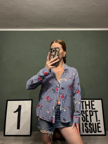Camicia righe fantasia
