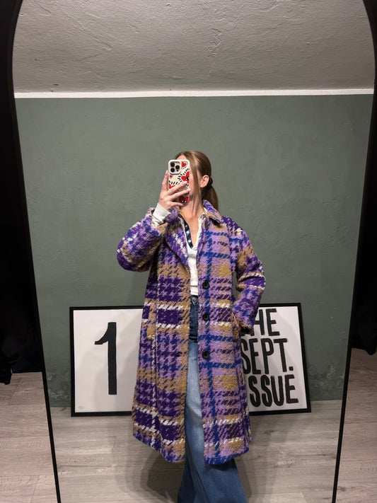 Cappotto fantasia tartan