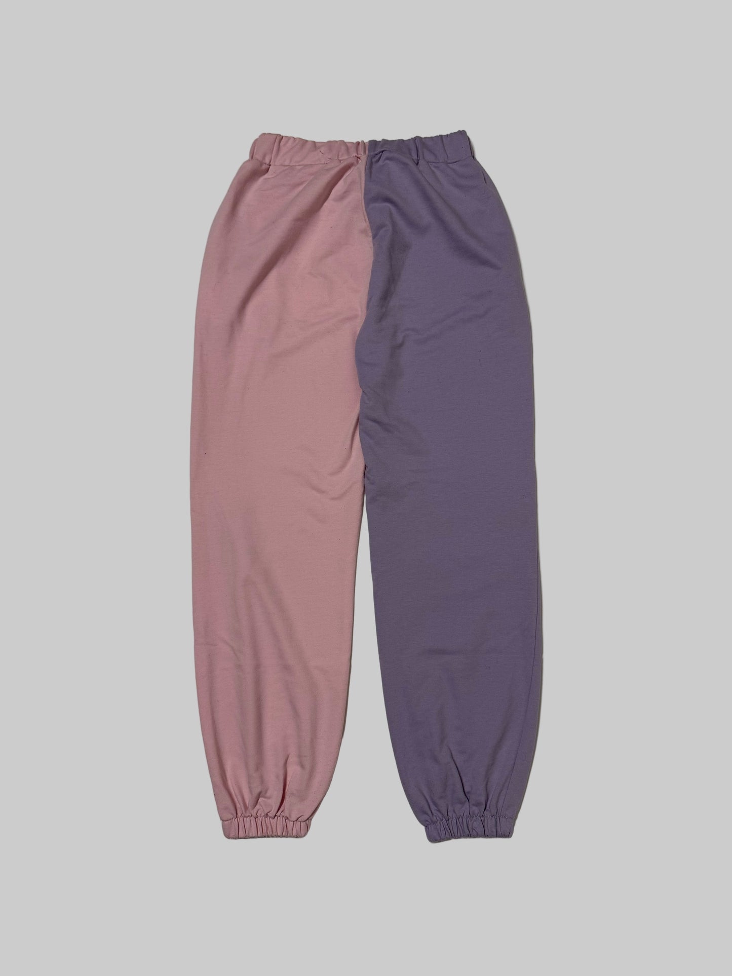 Pantalone tuta bicolore