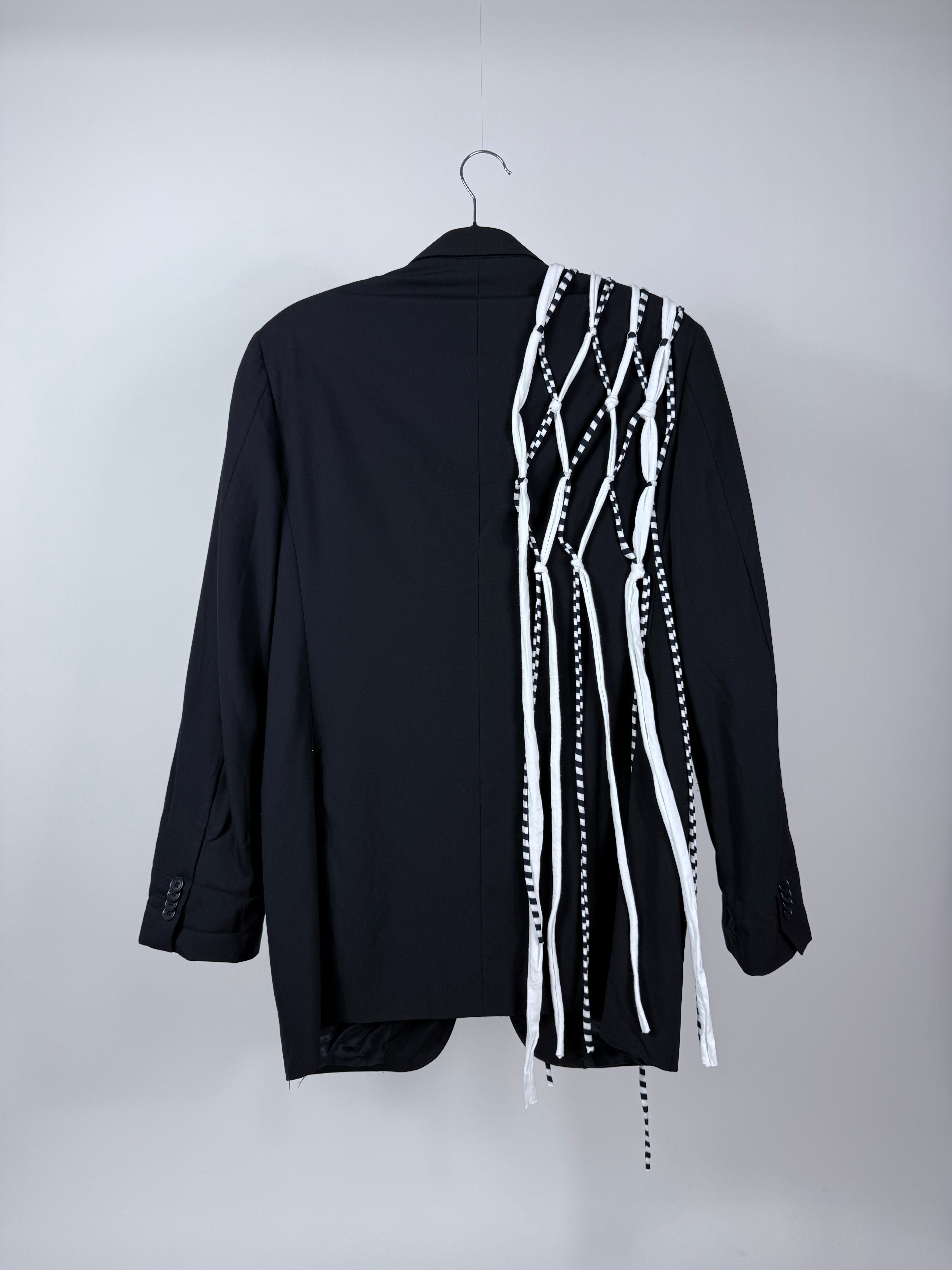 Blazer blu navy macrame ‘Sailor’ tg.S