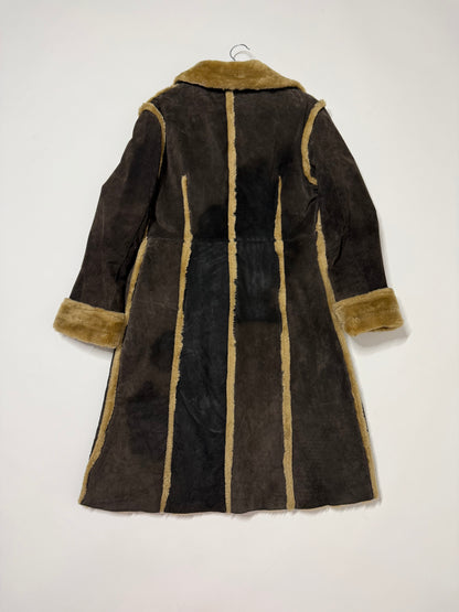 Giacca vintage in pelle - pelliccia