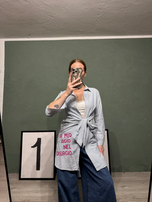 Camicia ‘A mio agio nel disagio’ tg.S