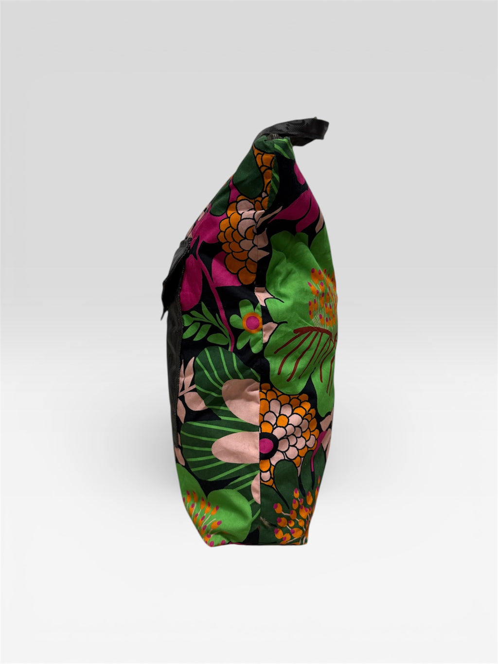 Shopper flowers handmade tasca logo Gucci