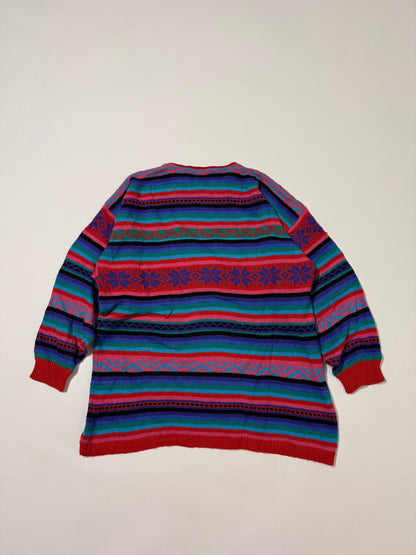 Maglioncino vintage winter fantasia righe