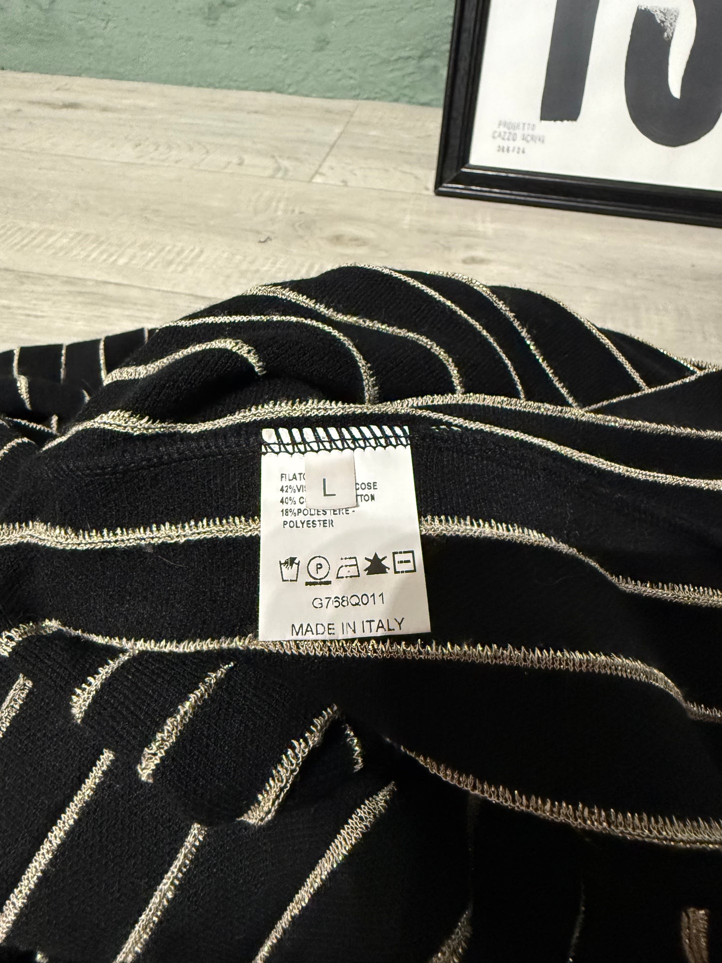 Maxi gonna righe lurex Dixie