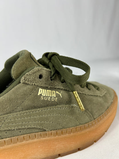 Puma suede platform trace Olive n. 37.5