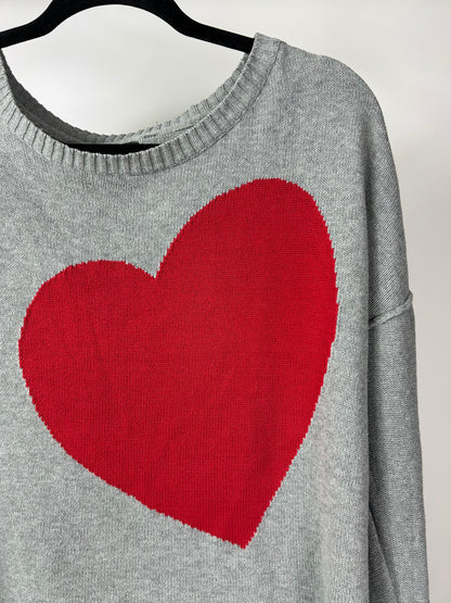 Maglione cuore tg.L