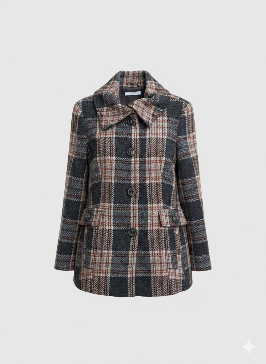 Cappotto tartan Marella