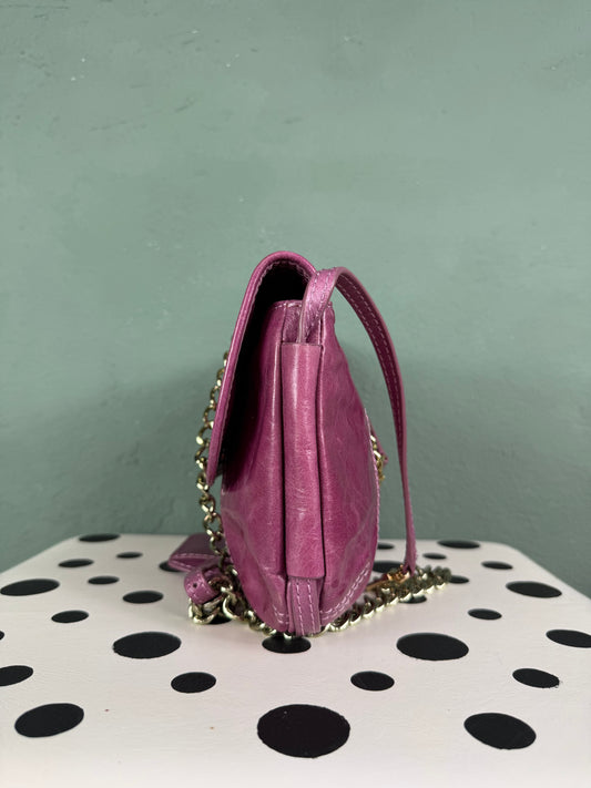 Pochette con tracolla in pelle MaxMara