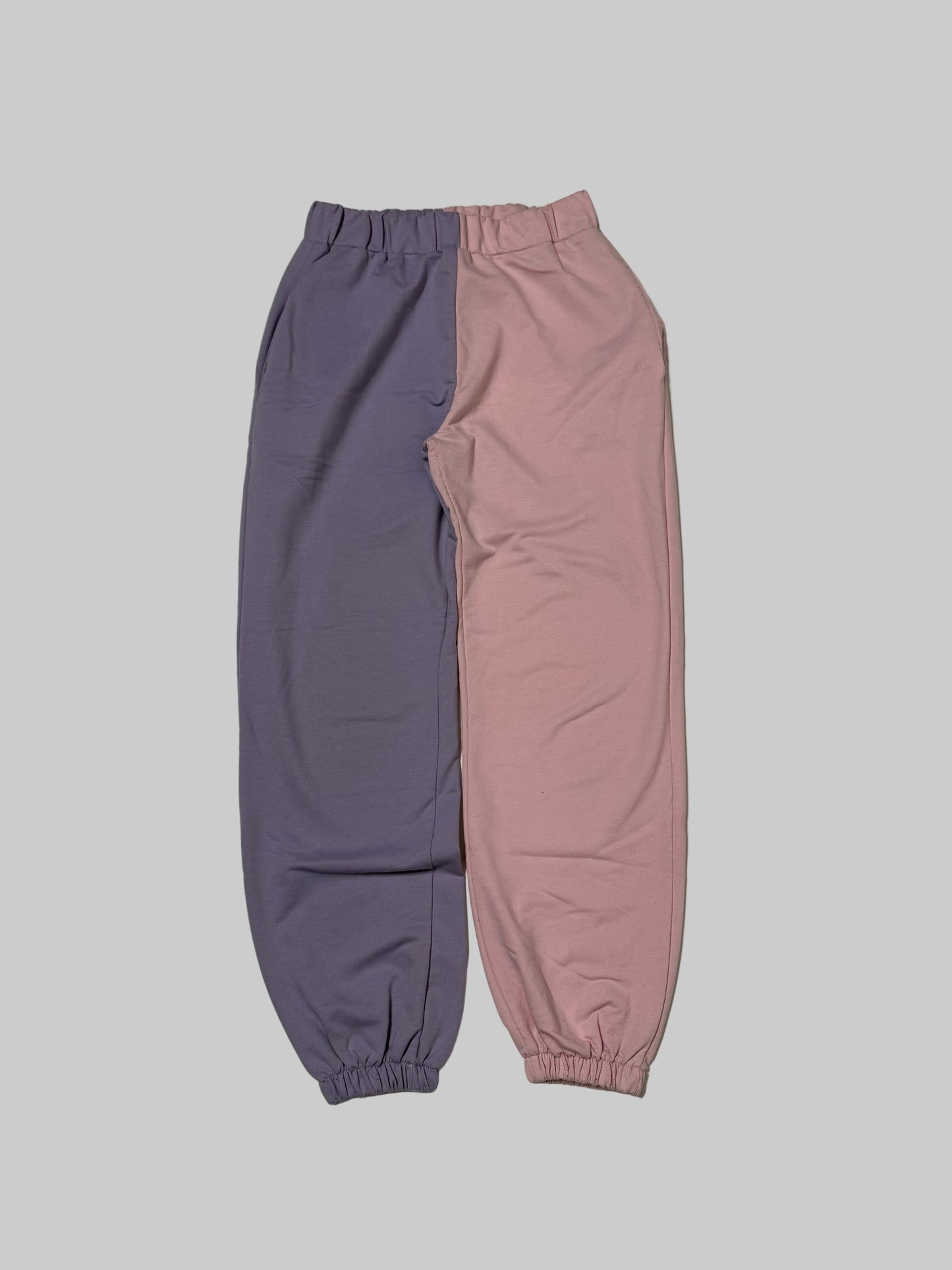 Pantalone tuta bicolore