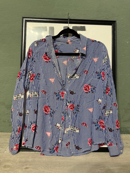 Camicia righe fantasia