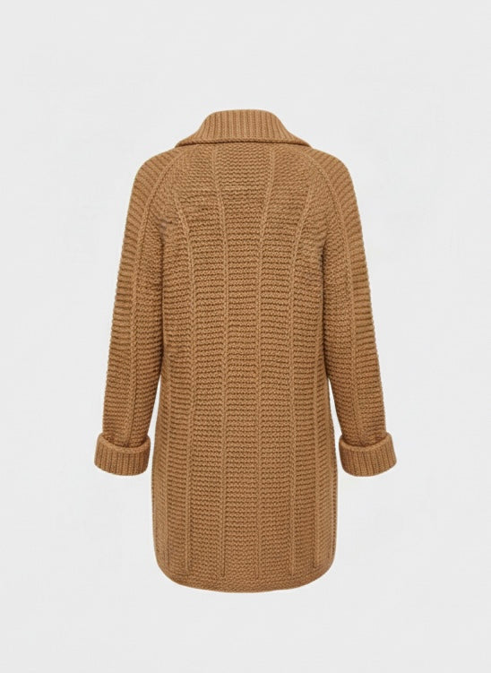 Cappotto - cardigan handmade tricot 100% lana