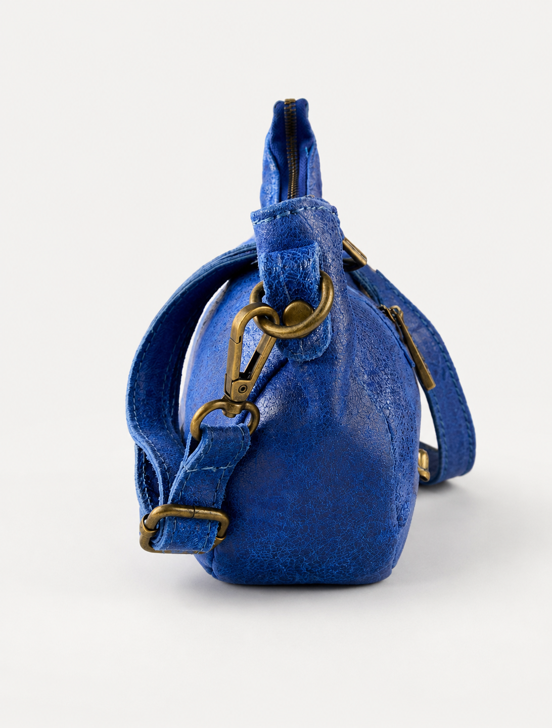 Borsa tracolla mezzaluna in pelle