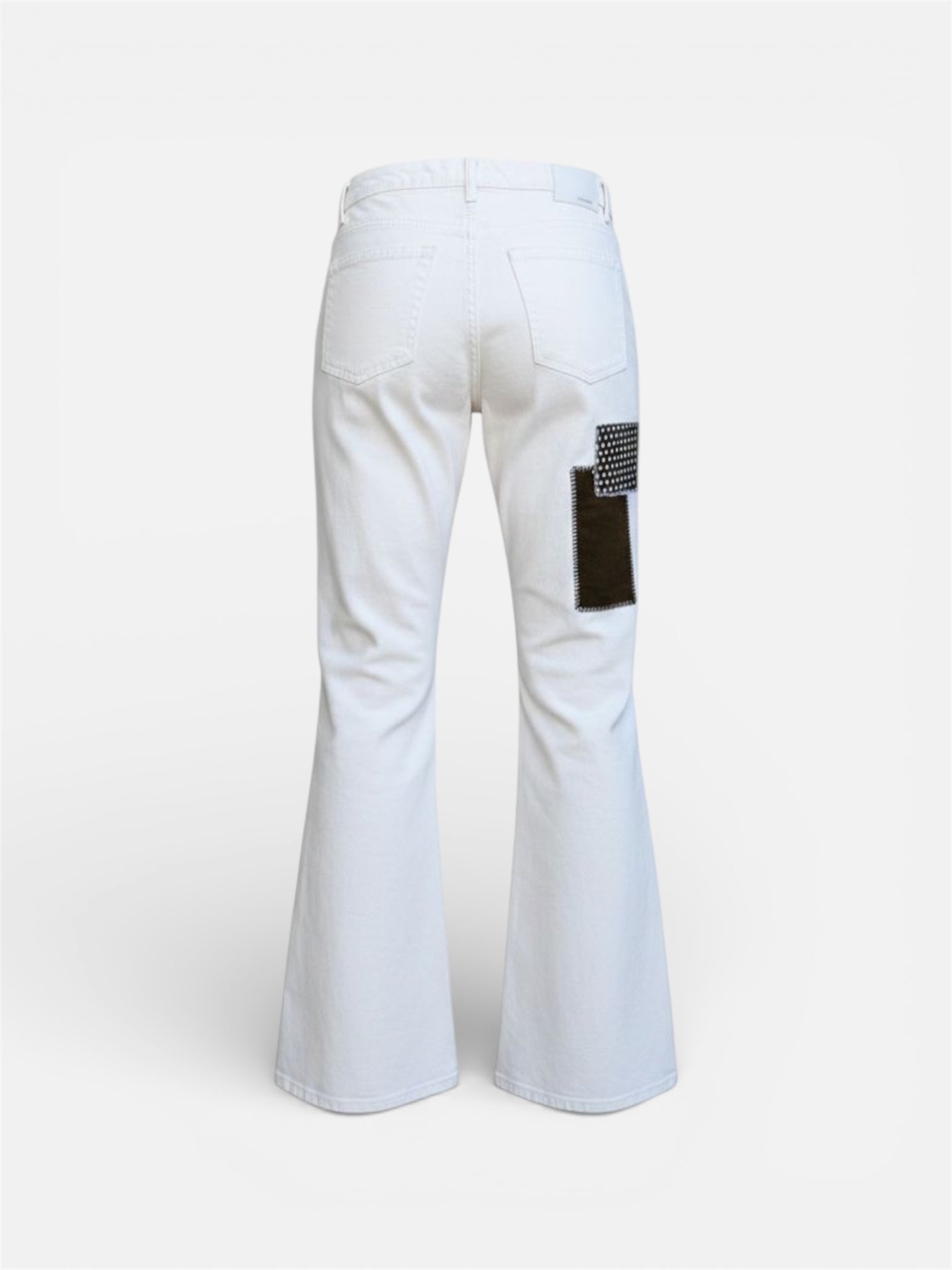 Jeans palazzo patchwork handmade