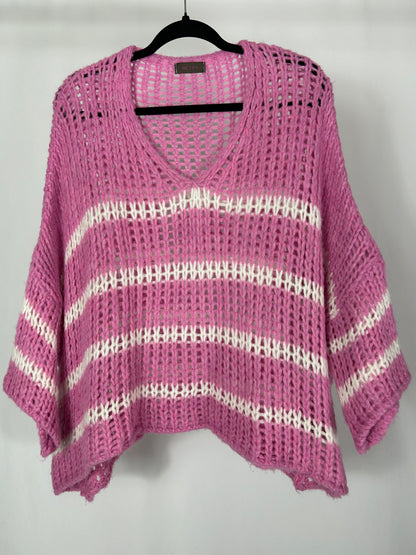 Maglione tricot righe tg.L