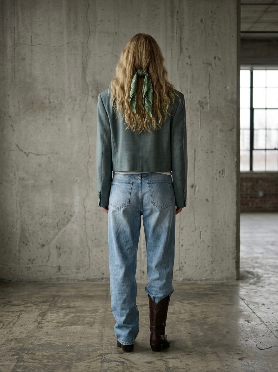 Blazer vintage ‘Sacré-Cœur’ reworked