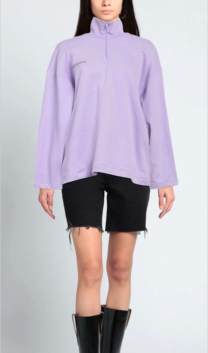 Felpa zip malva Pangaia
