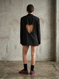 Blazer vintage ‘ghost heart’ reworked