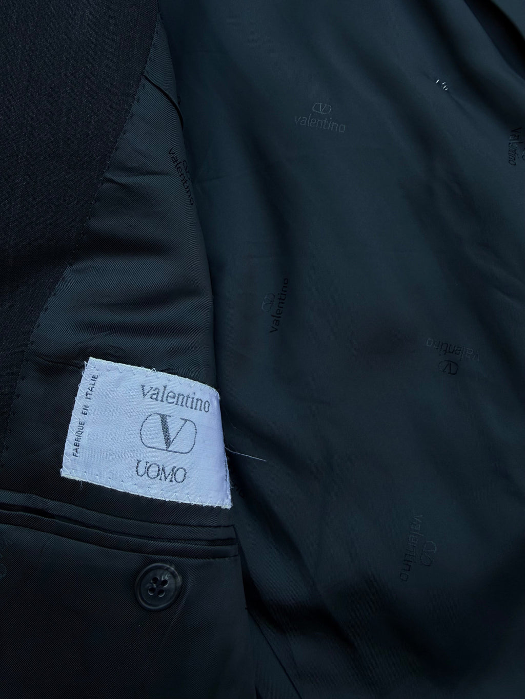 Blazer vintage Valentino ‘silver knot’ reworked