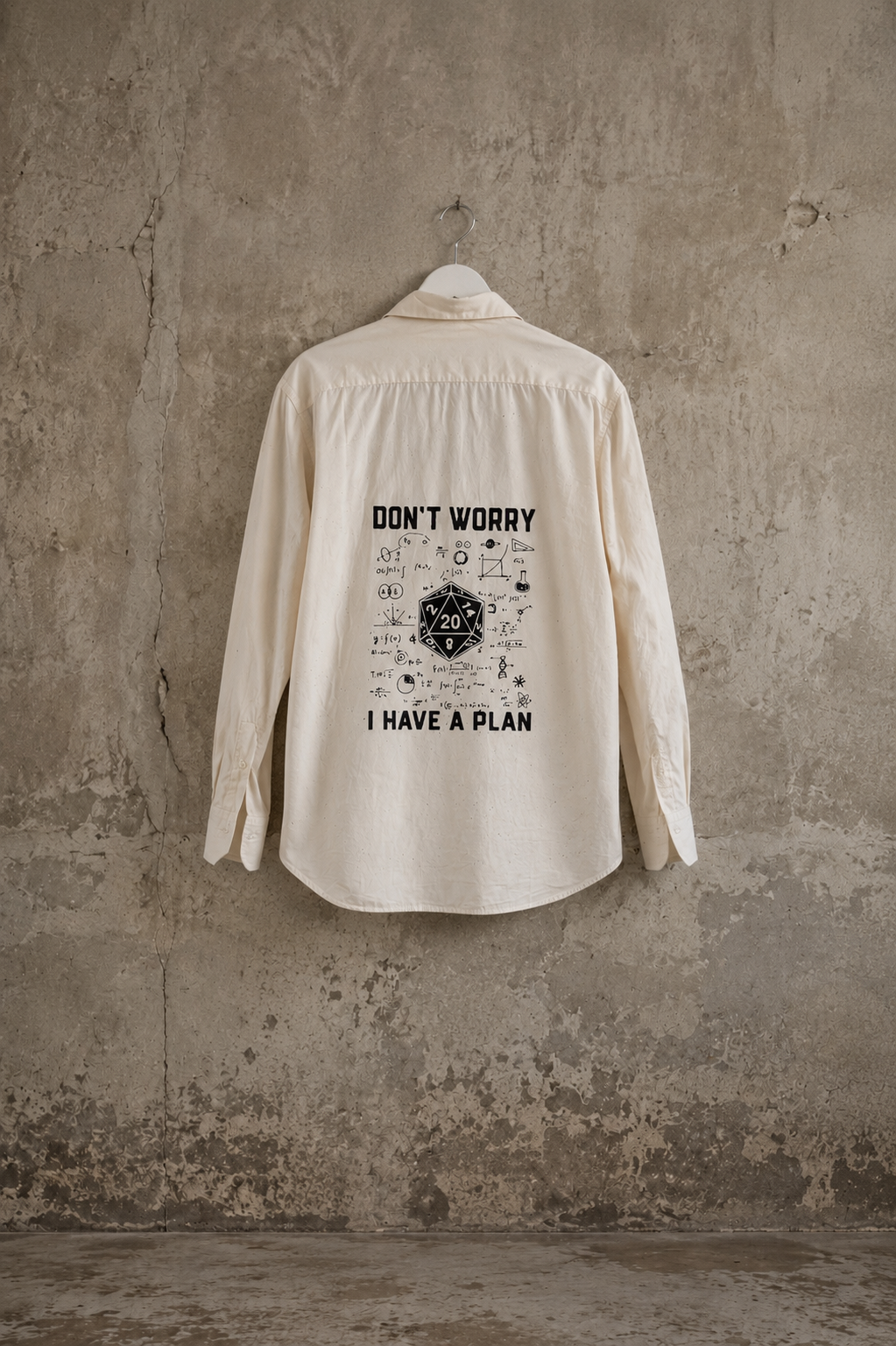 Camicia ‘Don’t worry I have a plan’