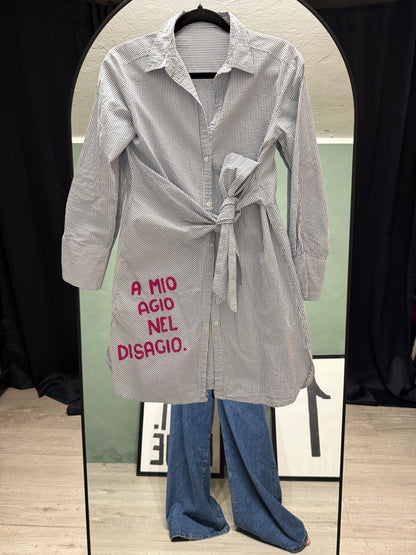 Camicia ‘A mio agio nel disagio’ tg.S