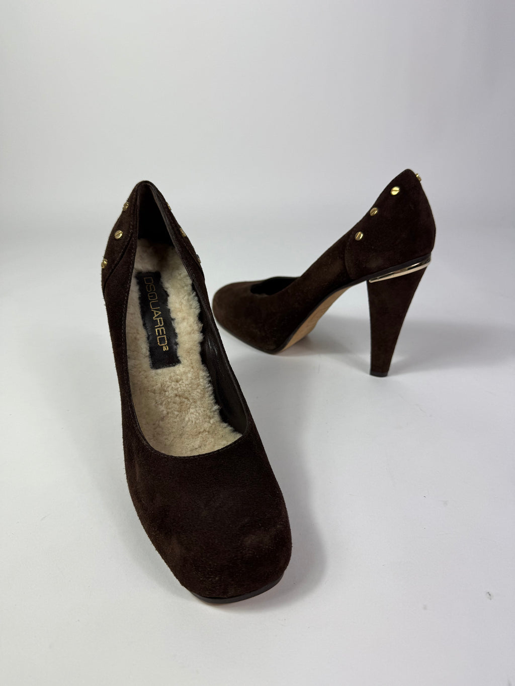 Tacco suede Dsquared2 n.40