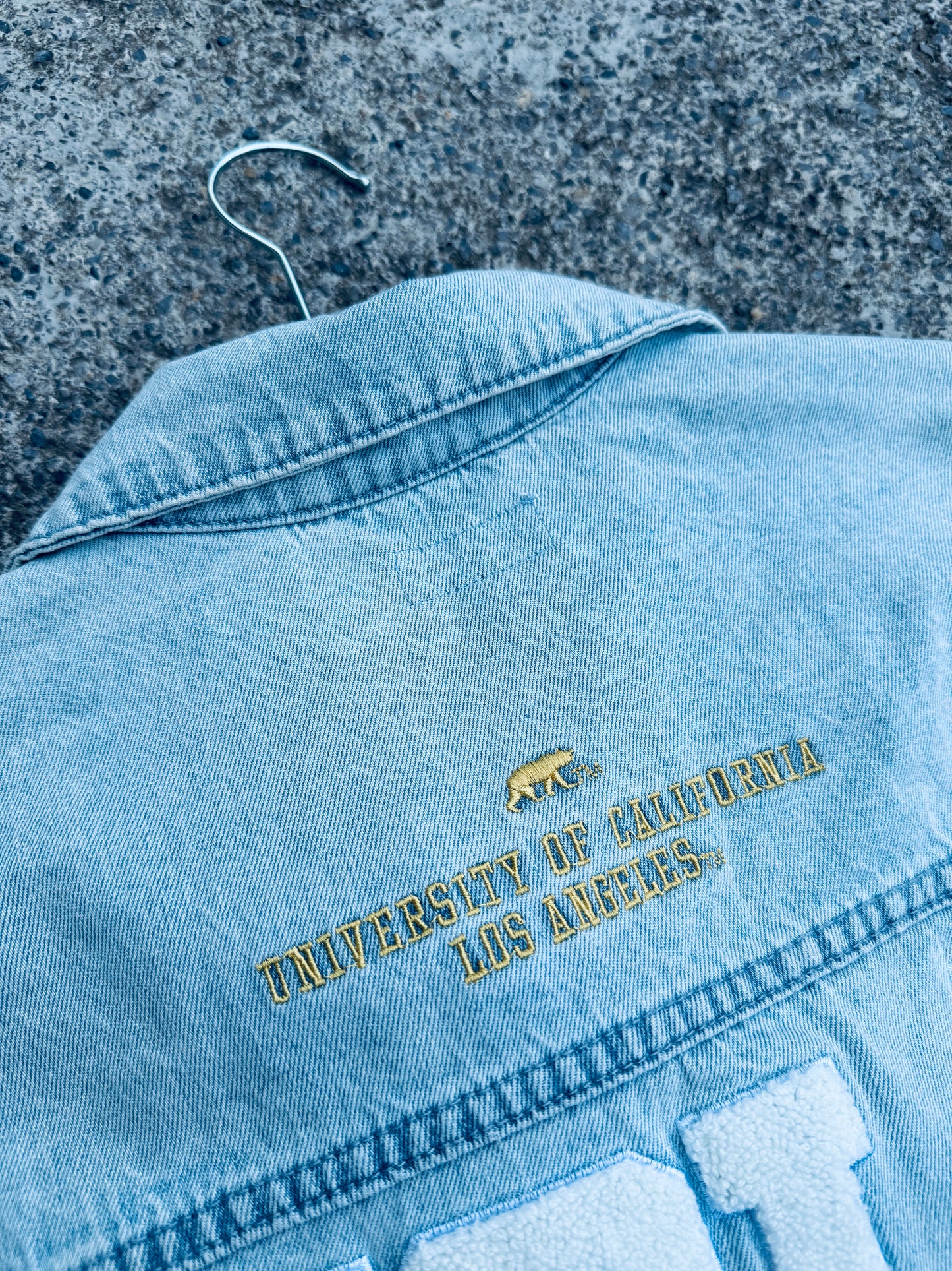 Giacca denim patch UCLA tg.M