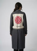 Cappotto vintage ‘The Emblem’ handmade 100% cashmere