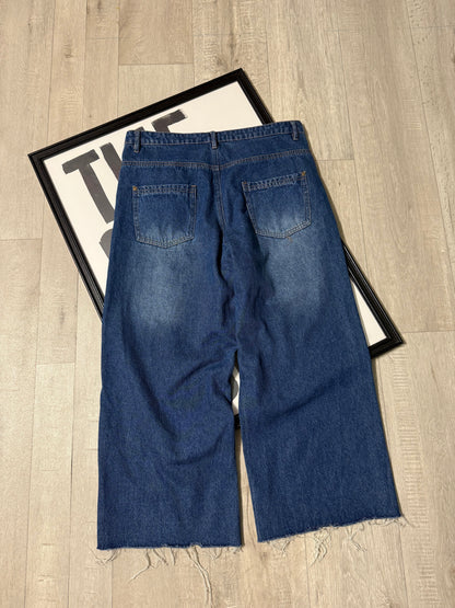 Jeans over cropped