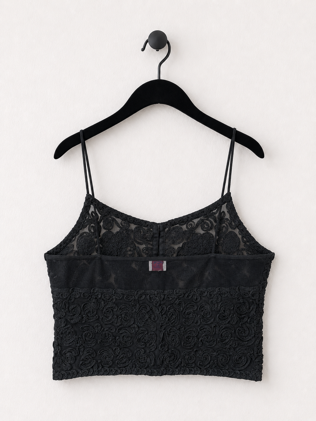 Top pizzo ricamato Armani