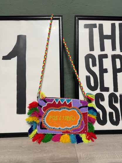 Pochette perline-nappine ‘Positano’