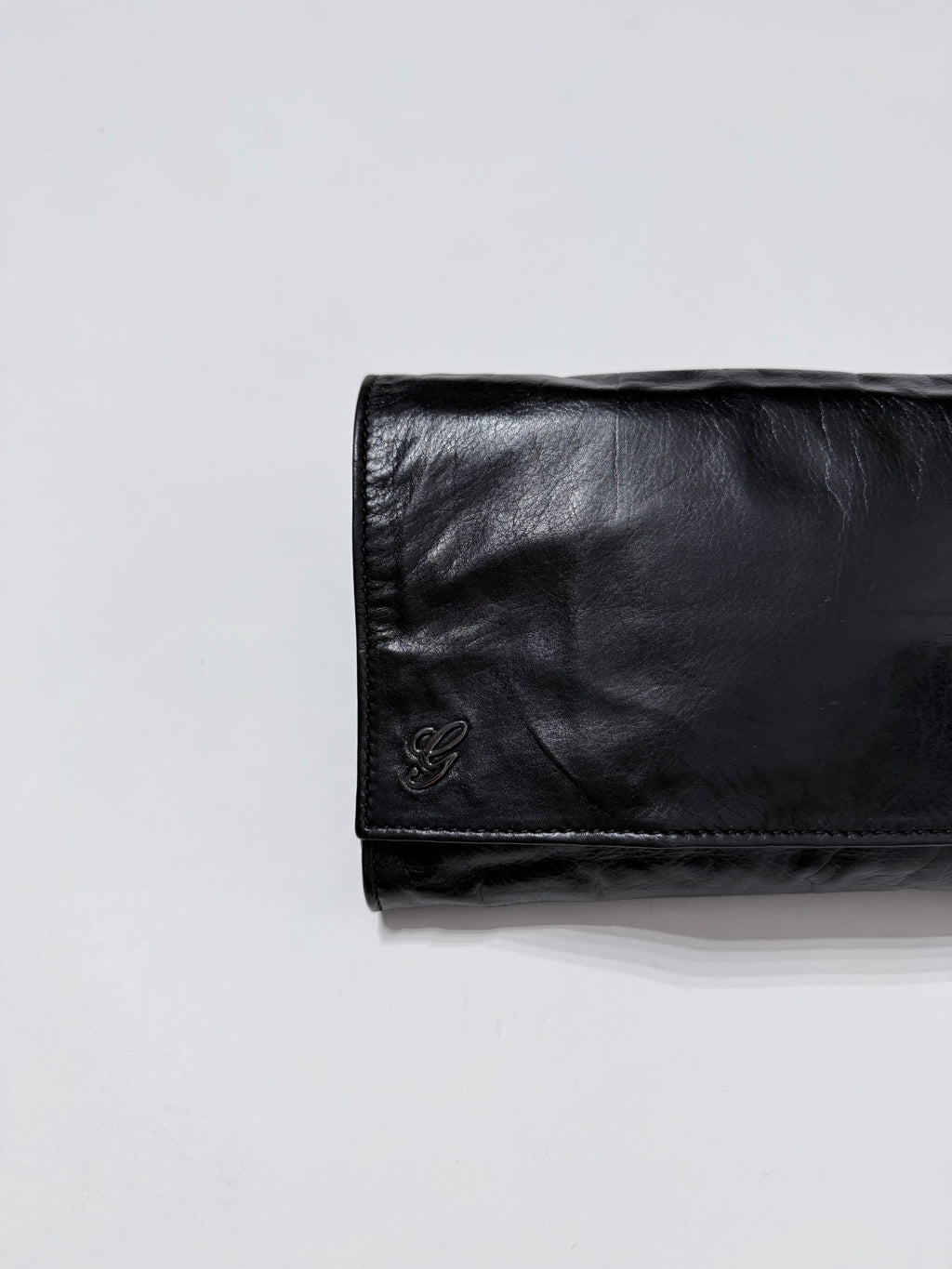 Pochette vintage in pelle Gucci