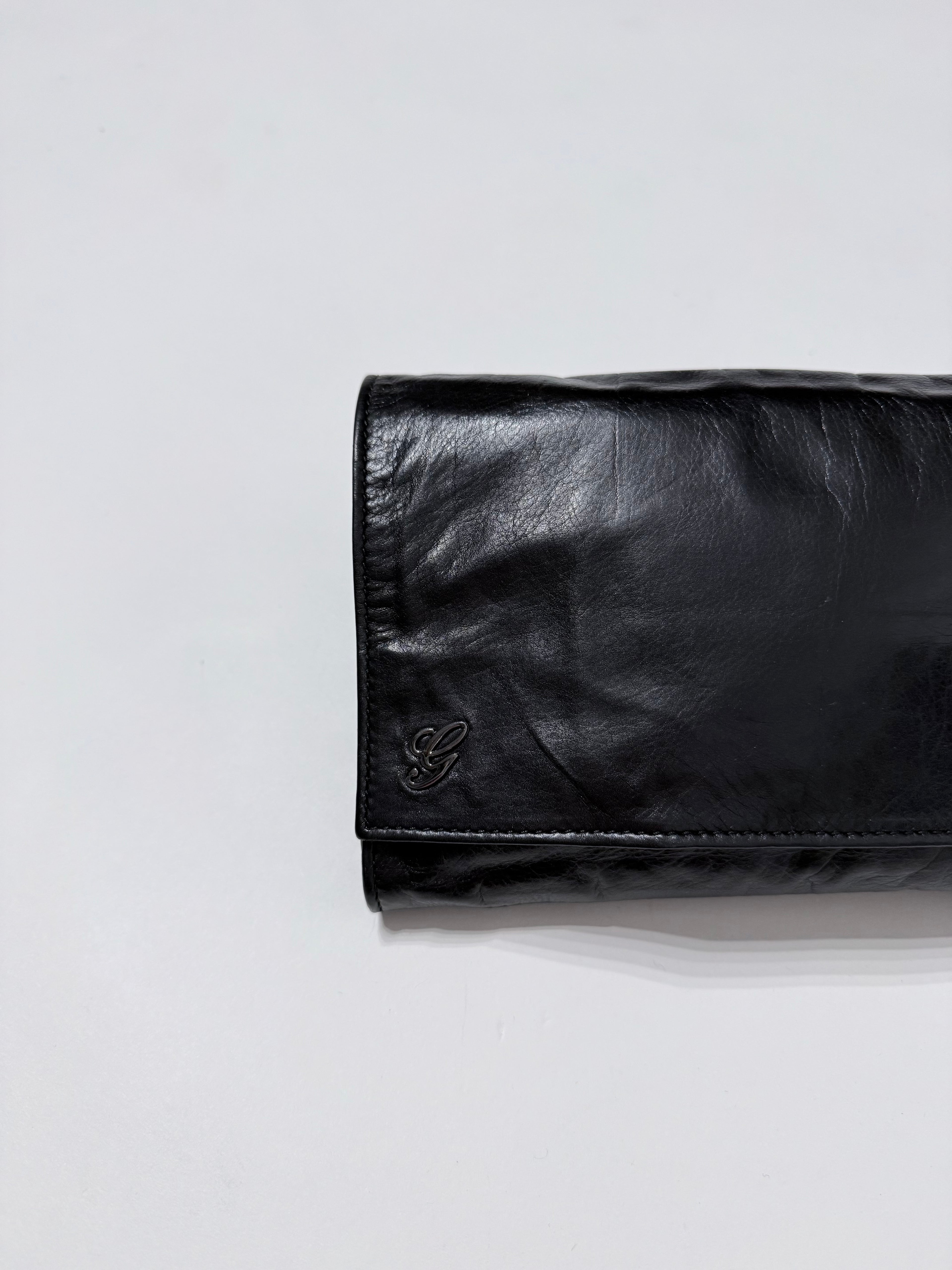 Pochette vintage in pelle Gucci