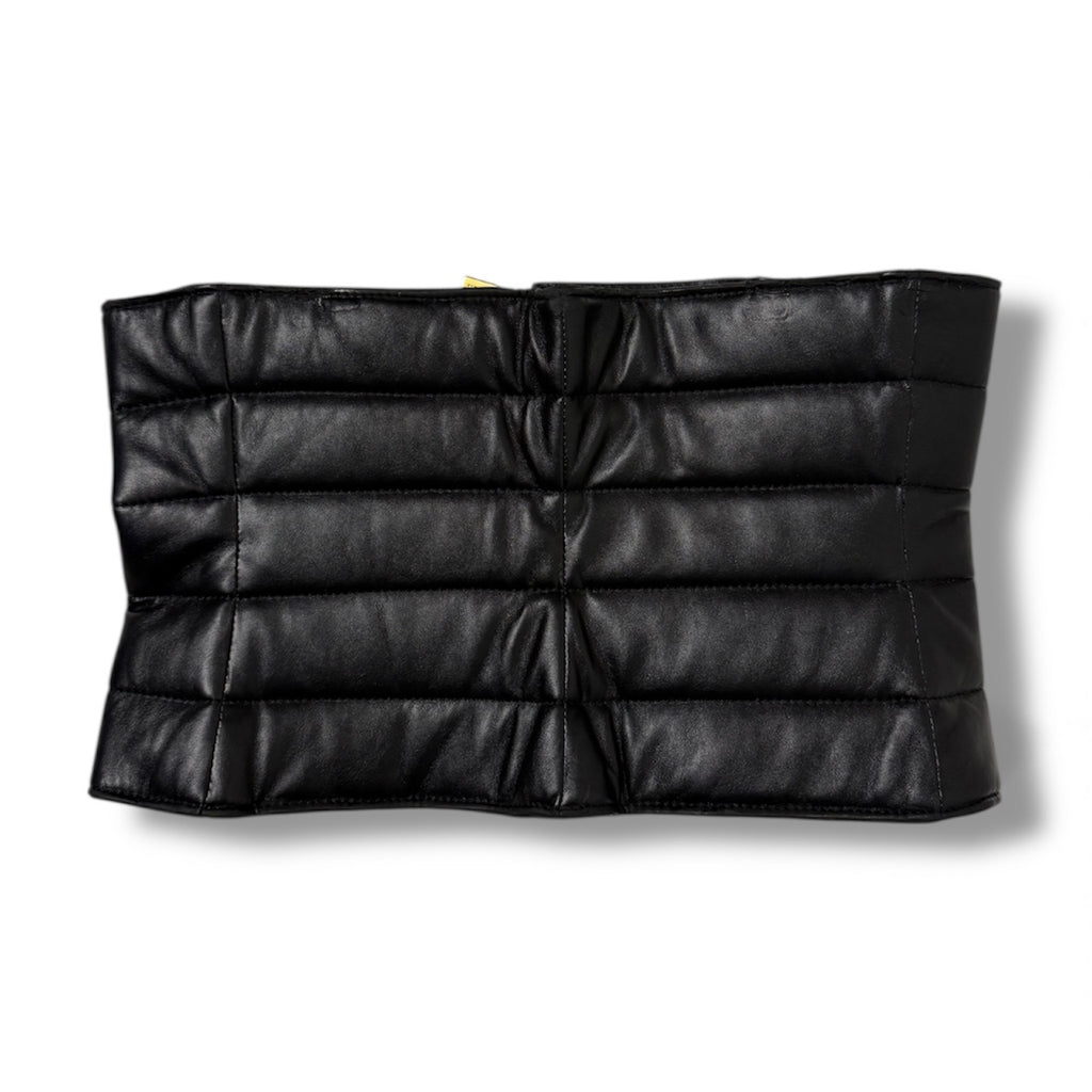 Top trapuntato similpelle Stella McCartney