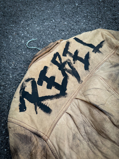 Bomber in pelle ‘Rebel’ handmade