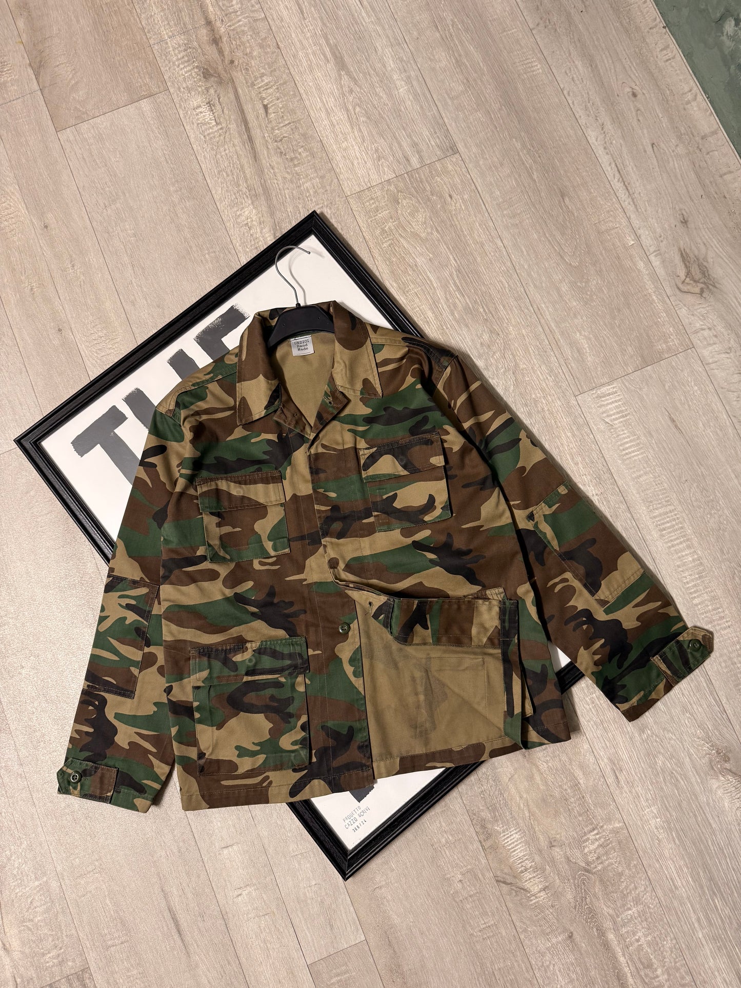 Giacca militare ‘Gonna be alright’ gold