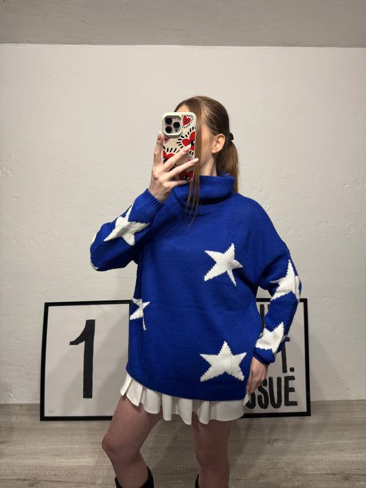 Maglioncino dolcevita stelle