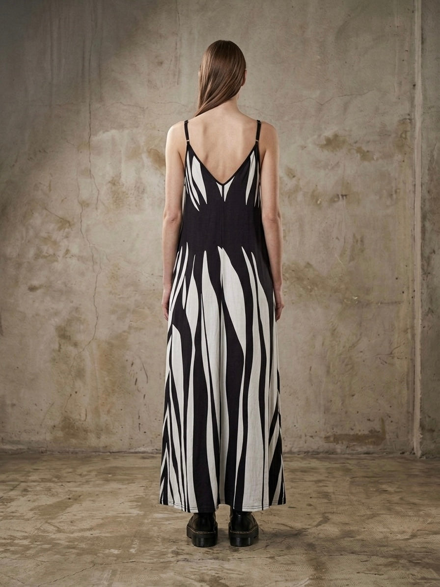 Abito lungo fantasia