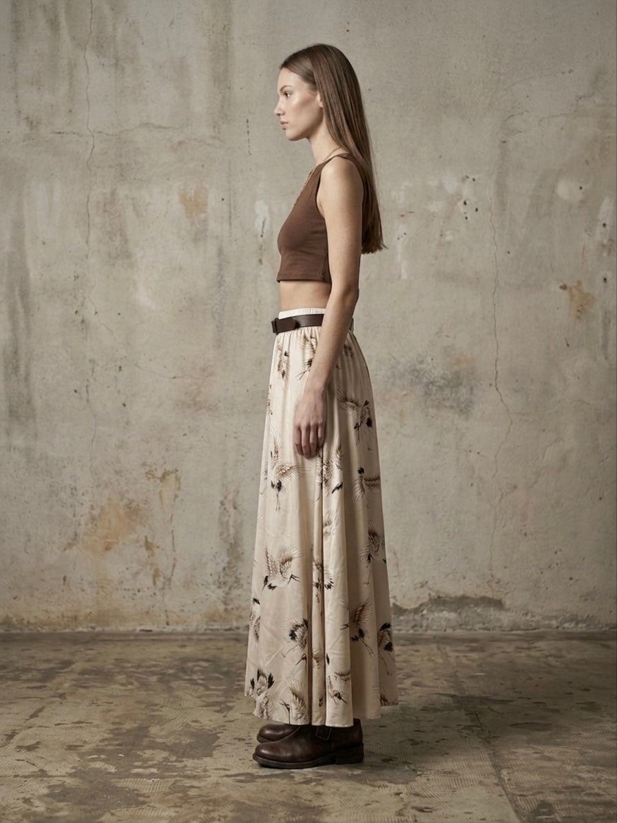 Maxigonna fantasia gru S/M