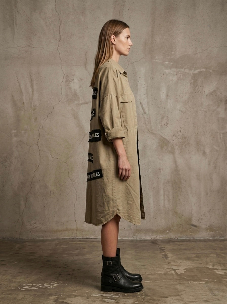 Maxi camicia ‘no rules’ reworked
