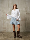 Minigonna denim