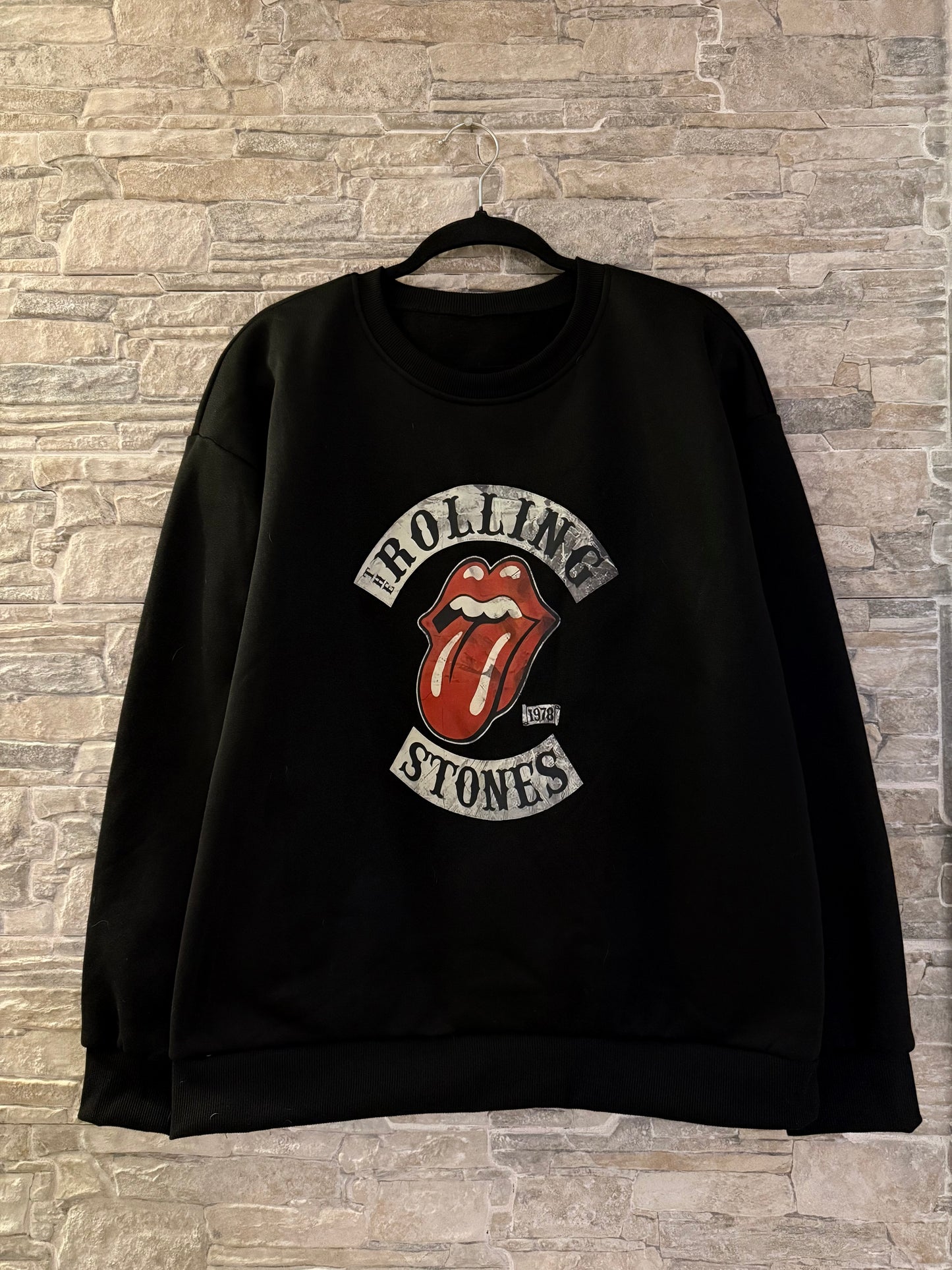 Felpa ‘Rolling Stones’ handmade